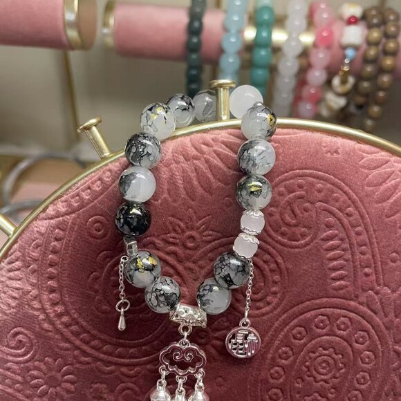 Multicolor Bead Bracelet, Novel Derivative Bracelet - Picture 6 of 13